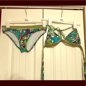 Trina Turk Bikini Set Top - Small Bottoms - 8